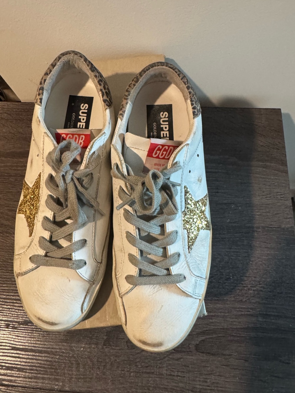 Golden Goose Sneakers with Leopard Accent - Picture 2 of 6